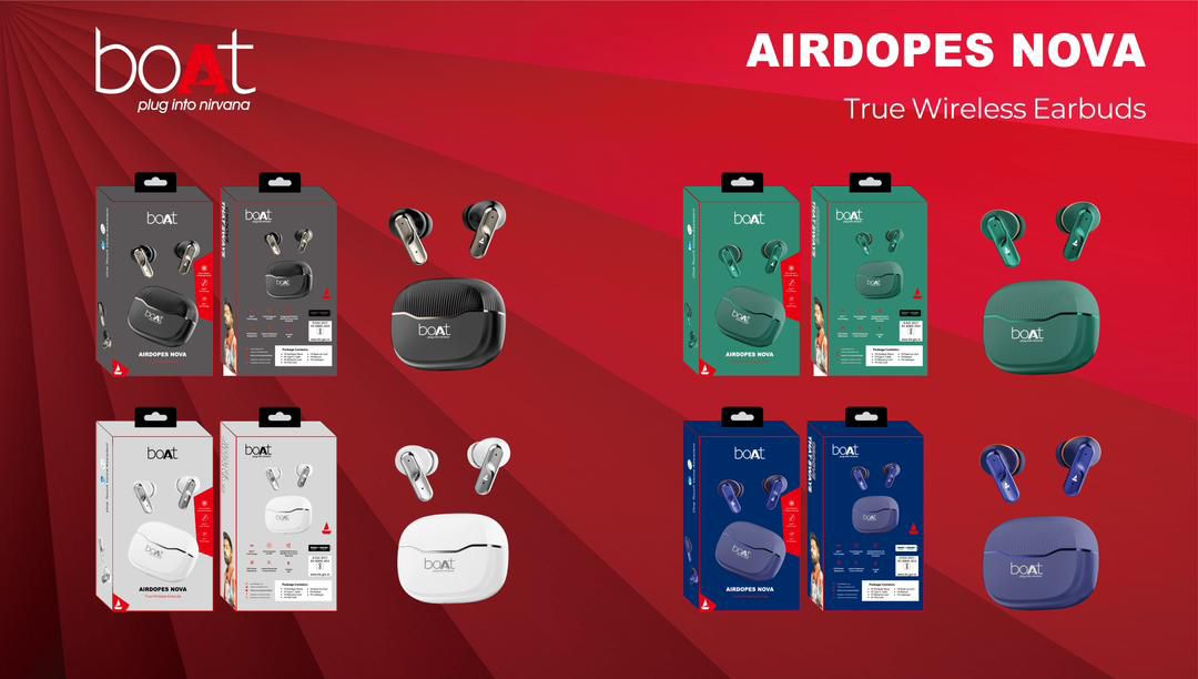 boAt Airdopes Nova True Wireless Bluetooth Earbuds