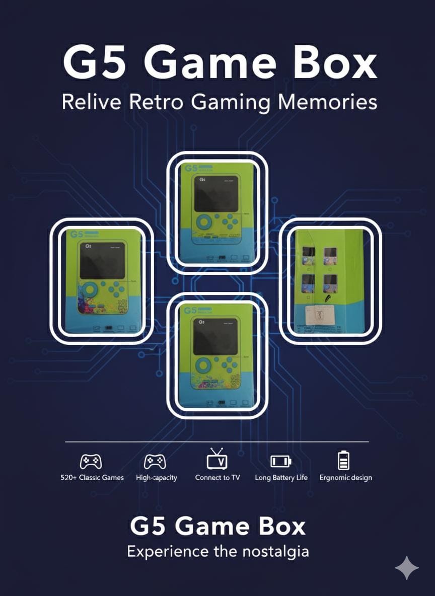 G5 Game Box Retro Handheld Gaming Console