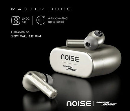 Noise Master Buds — Premium Sound by Bose | Adaptive ANC | LHDC 5.0 | Up to 49 dB Noise Cancellation