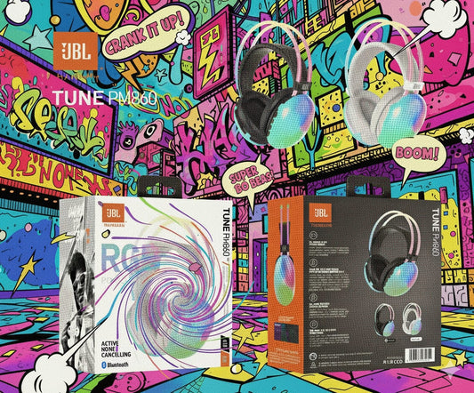 JBL Tune PM860 RGB Wireless Headphones – ANC | Bluetooth | Powerful Bass
