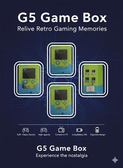 G5 Game Box Retro Handheld Gaming Console