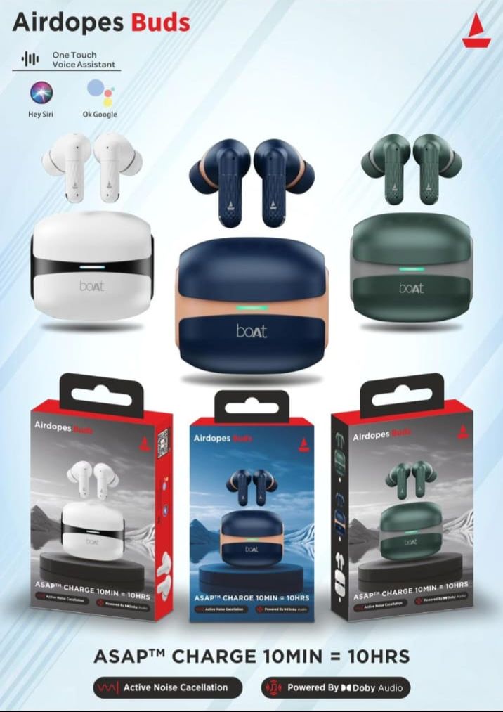boAt Airdopes Buds True Wireless Bluetooth Earbuds