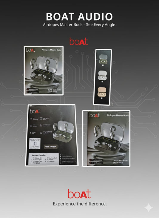 boAt Airdopes Master Buds True Wireless Bluetooth Earbuds