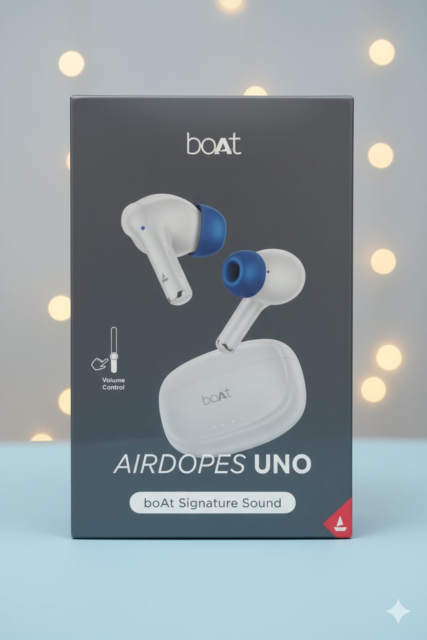 boAt Airdopes Uno True Wireless Bluetooth Earbuds