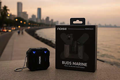 Noise Buds Marine – Truly Wireless Earbuds | LED Light Charging Case | Deep Bass | Long Battery Life