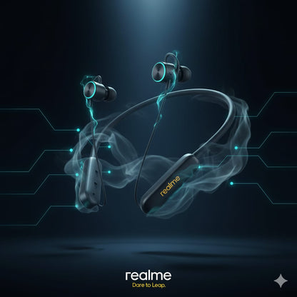 Realme Wireless 3 Neo Bluetooth Neckband Earphones