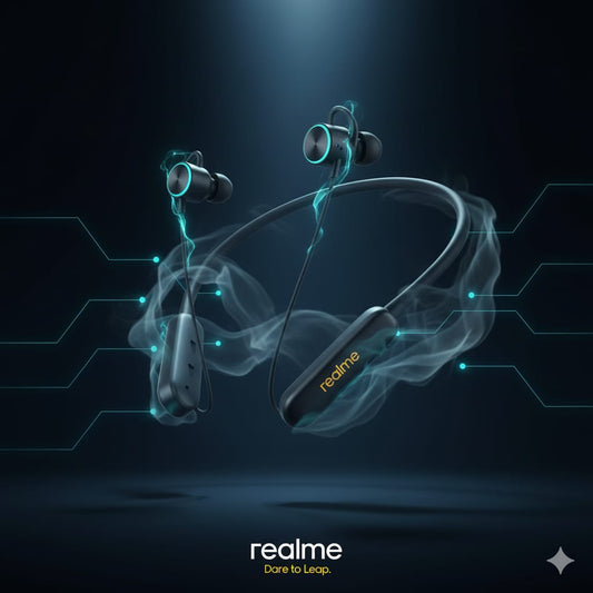 Realme Wireless 3 Neo Bluetooth Neckband Earphones