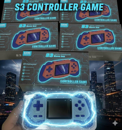 S3 Controller Game Box – Retro Handheld Console with Built-in Games